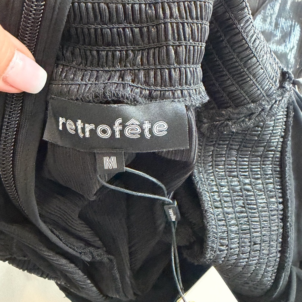 Retrofete Black Jumpsuit